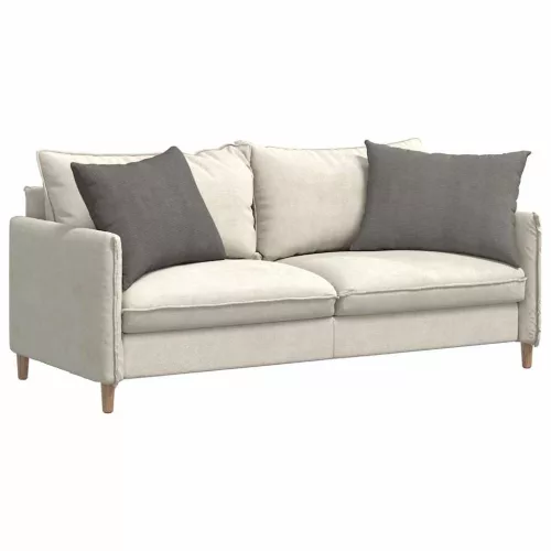 Kanapé párnák 2 pcs Világosszürke 70 x 50 cm Bársonyos szövet