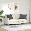Kanapé párnák 2 pcs Sötétszürke 70 x 50 cm Bársonyos szövet