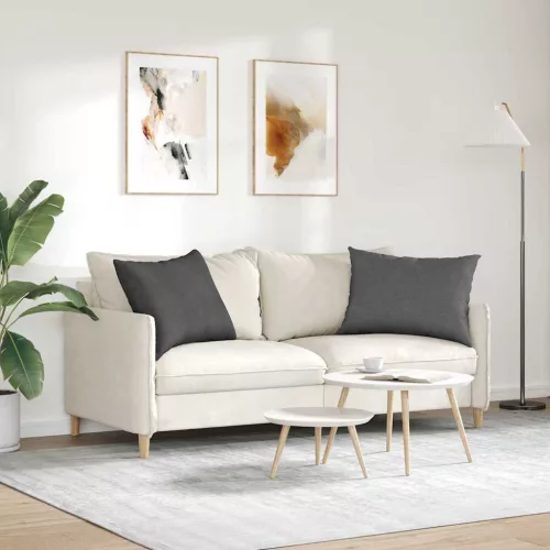 Kanapé párnák 2 pcs Sötétszürke 70 x 50 cm Bársonyos szövet