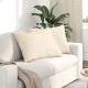 Kanapé párnák 2 pcs Krém 70 x 50 cm Bársonyos szövet