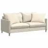 Kanapé párnák 2 pcs Krém 70 x 50 cm Bársonyos szövet
