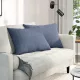 Kanapé párnák 2 pcs Kék 70 x 50 cm Bársonyos szövet
