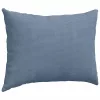 Kanapé párnák 2 pcs Kék 70 x 50 cm Bársonyos szövet
