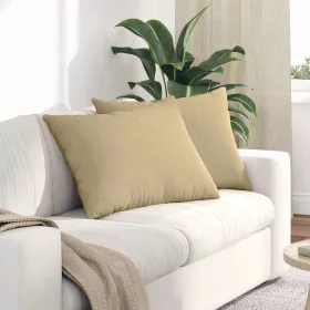   Kanapé párnák 2 pcs Szürke zöld 70 x 50 cm Bársonyos szövet