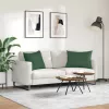 Kanapé párnák 2 pcs Sötétzöld 70 x 50 cm Bársonyos szövet