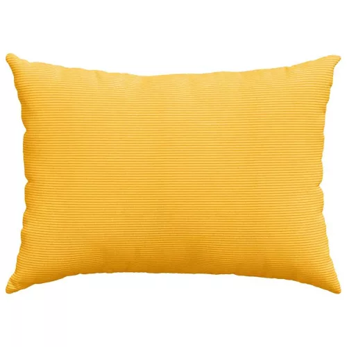 Kanapé párnák 2 pcs Világos sárga 70 x 50 cm Bársonyos szövet