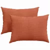 Kanapé párnák 2 pcs Piros Narancs 70 x 50 cm Bársonyos szövet