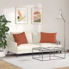 Kanapé párnák 2 pcs Piros Narancs 70 x 50 cm Bársonyos szövet