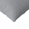 Kanapé párnák 2 pcs Világosszürke 120 x 40 cm szövet