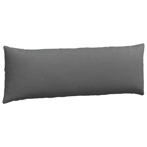 Kanapé párnák 2 pcs Sötétszürke 120 x 40 cm szövet