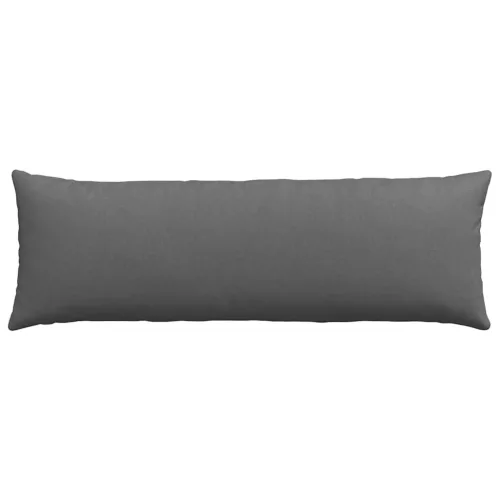 Kanapé párnák 2 pcs Sötétszürke 120 x 40 cm szövet