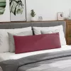 Kanapé párnák 2 pcs Bordó 120 x 40 cm szövet