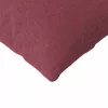Kanapé párnák 2 pcs Bordó 120 x 40 cm szövet