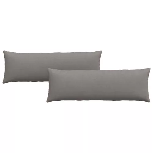 Kanapé párnák 2 pcs Tópszínű 120 x 40 cm szövet