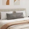 Kanapé párnák 2 pcs Tópszínű 120 x 40 cm szövet