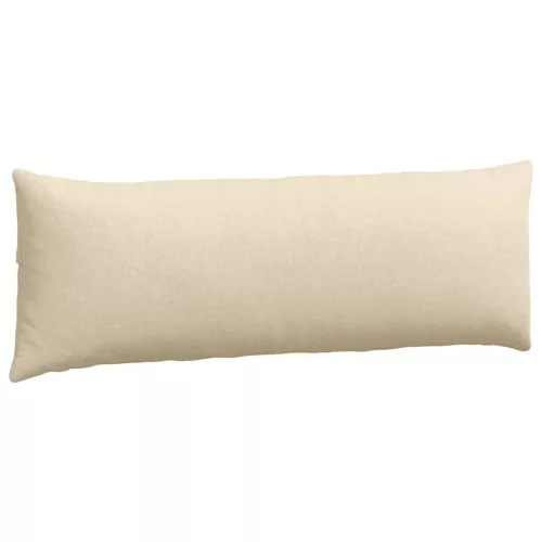 Kanapé párnák 2 pcs Krém 120 x 40 cm szövet