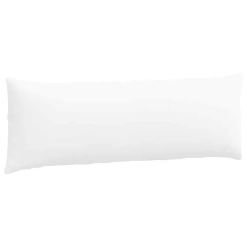 Kanapé párnák 2 pcs Fehér 120 x 40 cm szövet