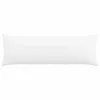 Kanapé párnák 2 pcs Fehér 120 x 40 cm szövet