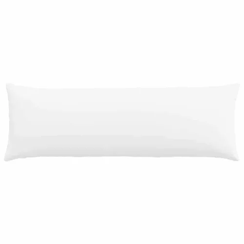 Kanapé párnák 2 pcs Fehér 120 x 40 cm szövet