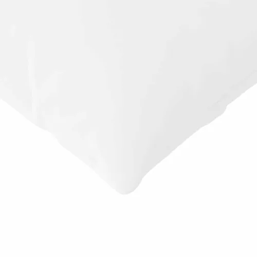 Kanapé párnák 2 pcs Fehér 120 x 40 cm szövet