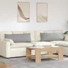 Kanapé párnák 2 pcs Szürke 120 x 40 cm szövet