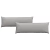 Kanapé párnák 2 pcs Szürke 120 x 40 cm szövet