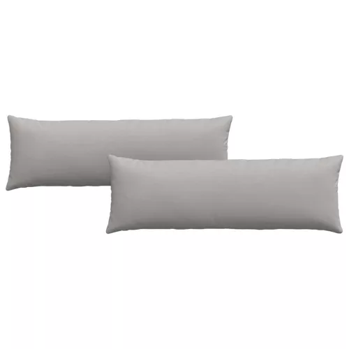 Kanapé párnák 2 pcs Szürke 120 x 40 cm szövet