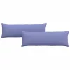 Kanapé párnák 2 pcs Kék 120 x 40 cm szövet