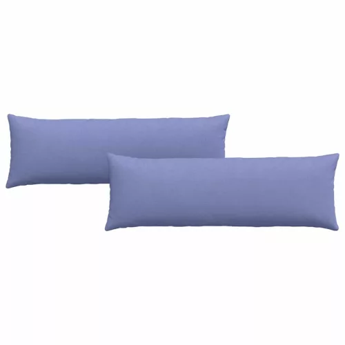Kanapé párnák 2 pcs Kék 120 x 40 cm szövet