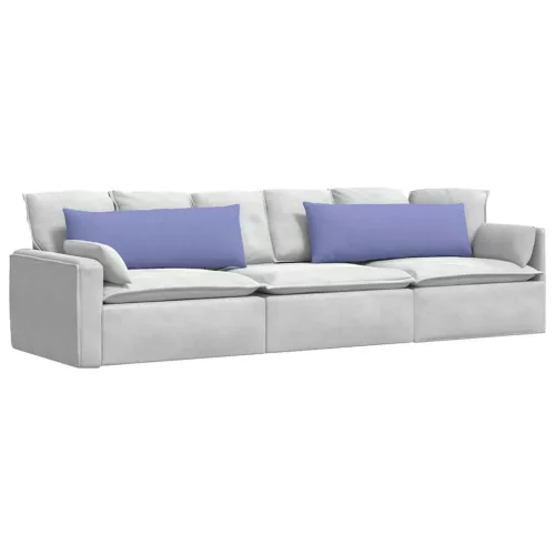 Kanapé párnák 2 pcs Kék 120 x 40 cm szövet