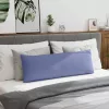Kanapé párnák 2 pcs Kék 120 x 40 cm szövet