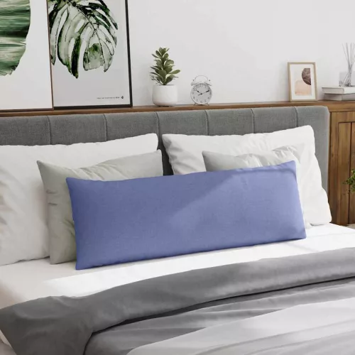 Kanapé párnák 2 pcs Kék 120 x 40 cm szövet