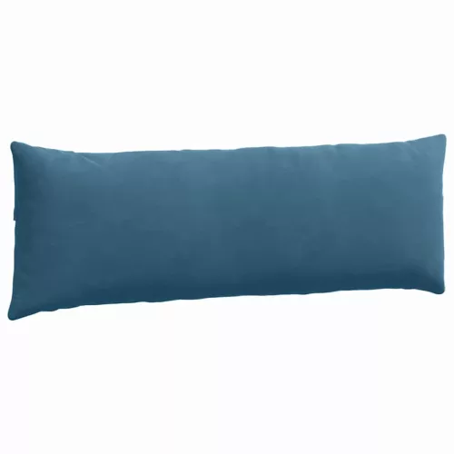 Kanapé párnák 2 pcs Kék 120 x 40 cm Bársonyos szövet