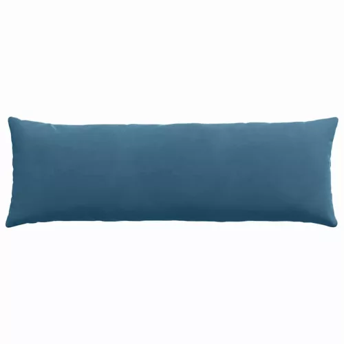 Kanapé párnák 2 pcs Kék 120 x 40 cm Bársonyos szövet