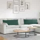 Kanapé párnák 2 pcs Sötétzöld 120 x 40 cm Bársonyos szövet