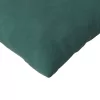 Kanapé párnák 2 pcs Sötétzöld 120 x 40 cm Bársonyos szövet