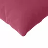Kanapé párnák 2 pcs Bordó 120 x 40 cm Bársonyos szövet