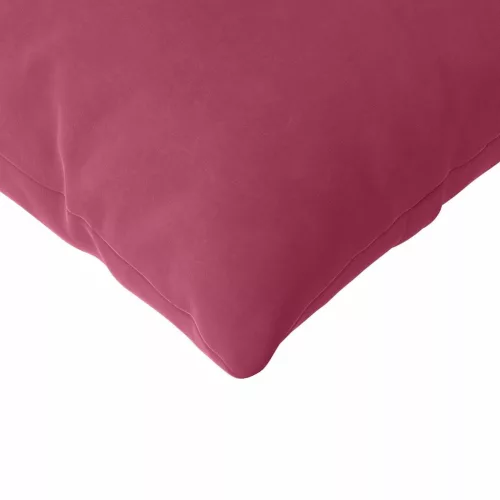 Kanapé párnák 2 pcs Bordó 120 x 40 cm Bársonyos szövet