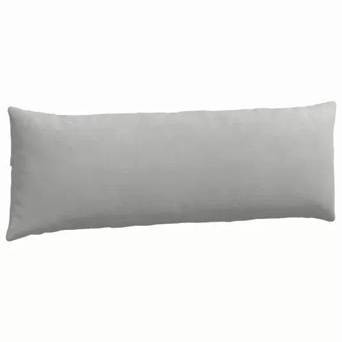 Kanapé párnák 2 pcs Világosszürke 120 x 40 cm szövet