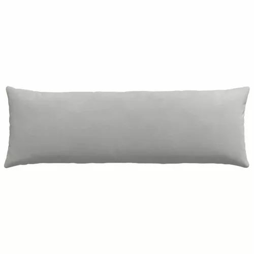 Kanapé párnák 2 pcs Világosszürke 120 x 40 cm szövet
