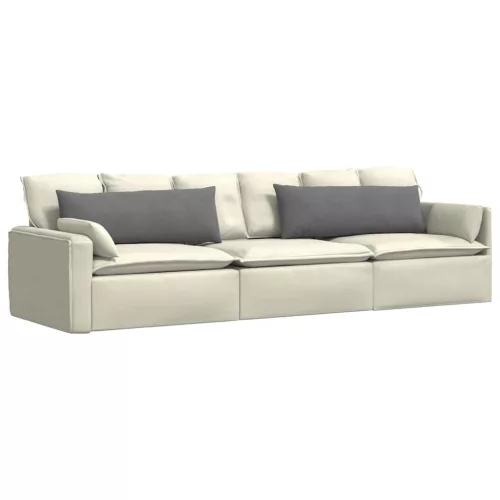 Kanapé párnák 2 pcs Sötétszürke 120 x 40 cm szövet