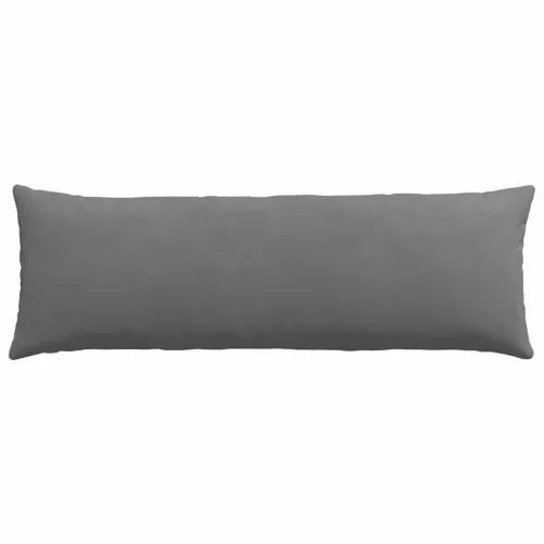 Kanapé párnák 2 pcs Sötétszürke 120 x 40 cm szövet