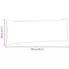 Kanapé párnák 2 pcs Sötétszürke 120 x 40 cm szövet
