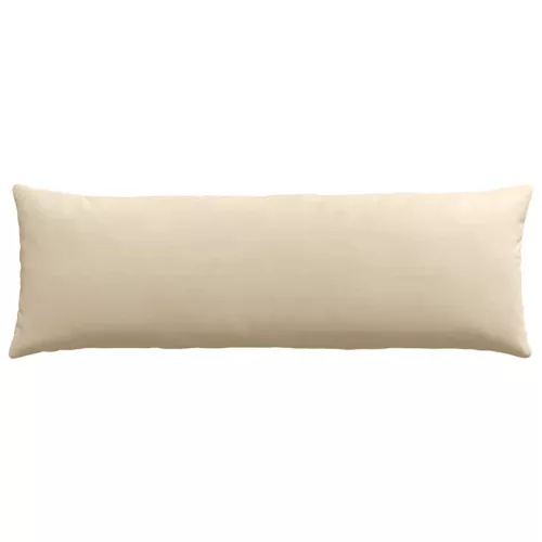 Kanapé párnák 2 pcs Krém 120 x 40 cm szövet