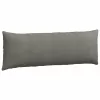 Kanapé párnák 2 pcs Világosszürke 120 x 40 cm Bársonyos szövet