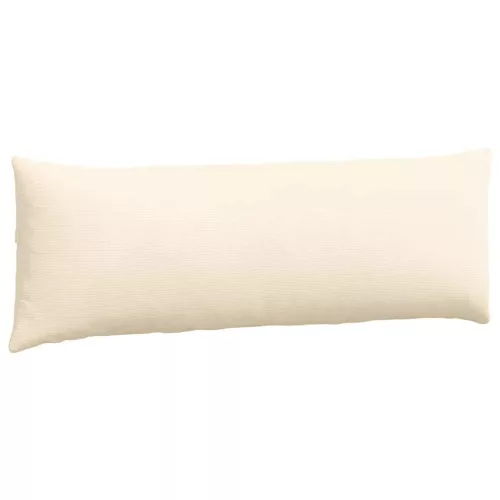 Kanapé párnák 2 pcs Krém 120 x 40 cm Bársonyos szövet
