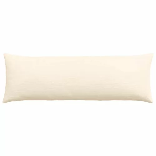 Kanapé párnák 2 pcs Krém 120 x 40 cm Bársonyos szövet