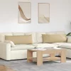 Kanapé párnák 2 pcs Szürke zöld 120 x 40 cm Bársonyos szövet