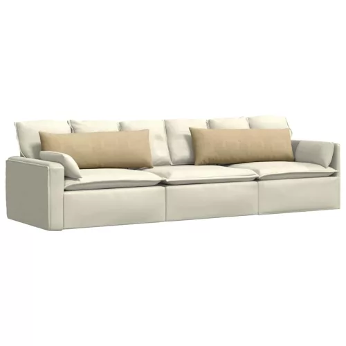 Kanapé párnák 2 pcs Szürke zöld 120 x 40 cm Bársonyos szövet