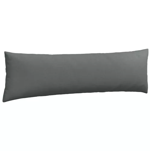 Kanapé párnák 2 pcs Sötétszürke 145 x 40 cm szövet